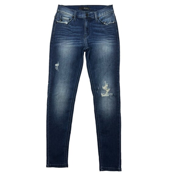 KanCan‎ Skinny Destroys Stretch Denim Jeans KC8255D Size 26 - Picture 1 of 12